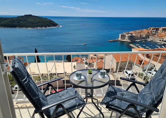 Panoramic Sea And Old Town View Dubrovnik